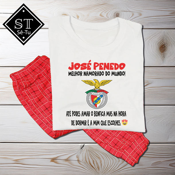 Pijama Até Podes Amar o Benfica - Namorado